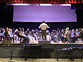  Kenmore East band instructor conducting band in Cheektowaga
